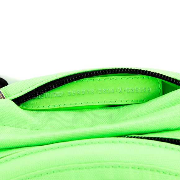 Balenciaga Banane Waist Bag in Neon Green Nylon Canvas - Picture 8 of 8